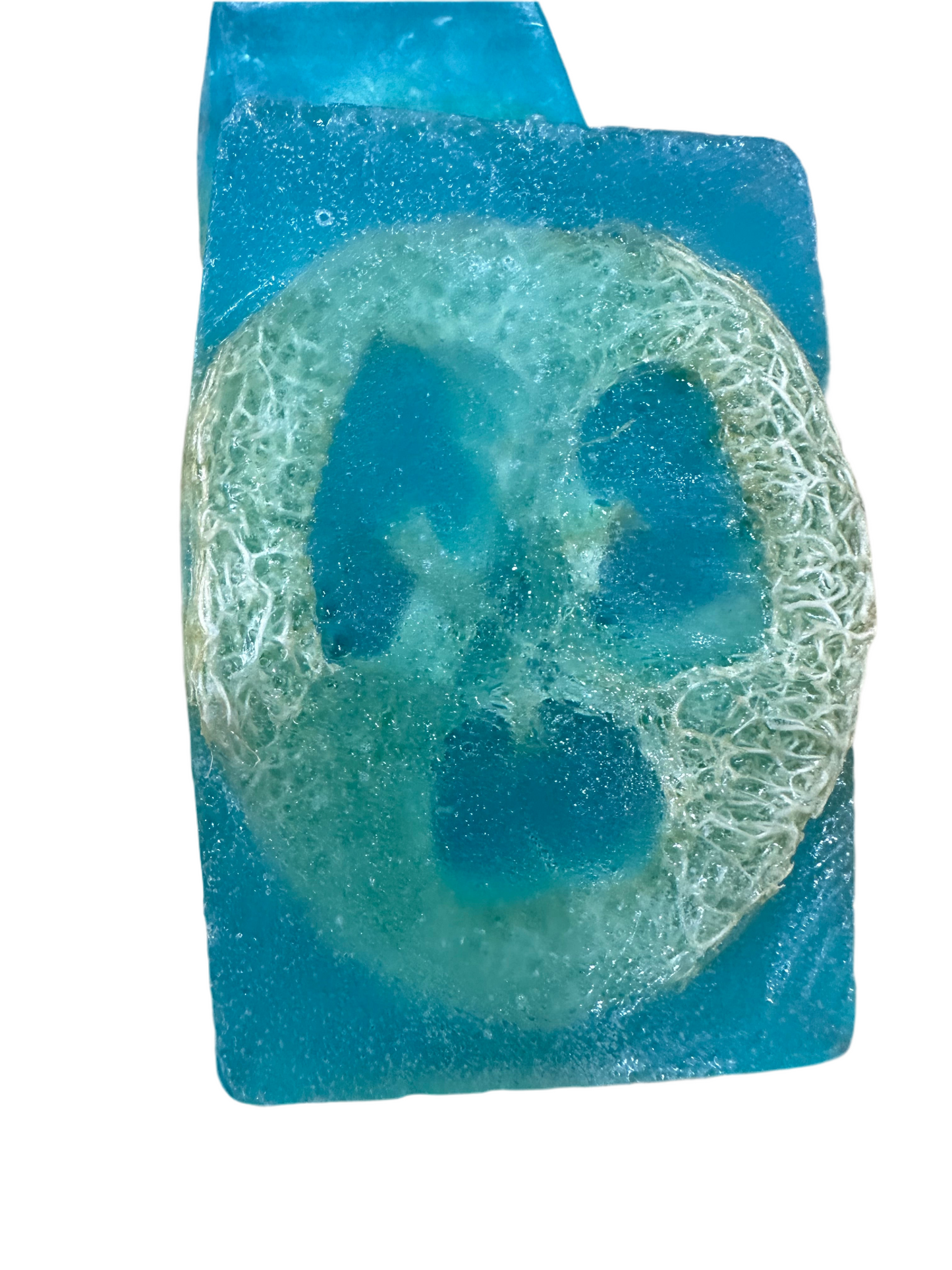 Rosemary, Peppermint and Eucalyptus Loofah Scrub Handmade Soap Bar