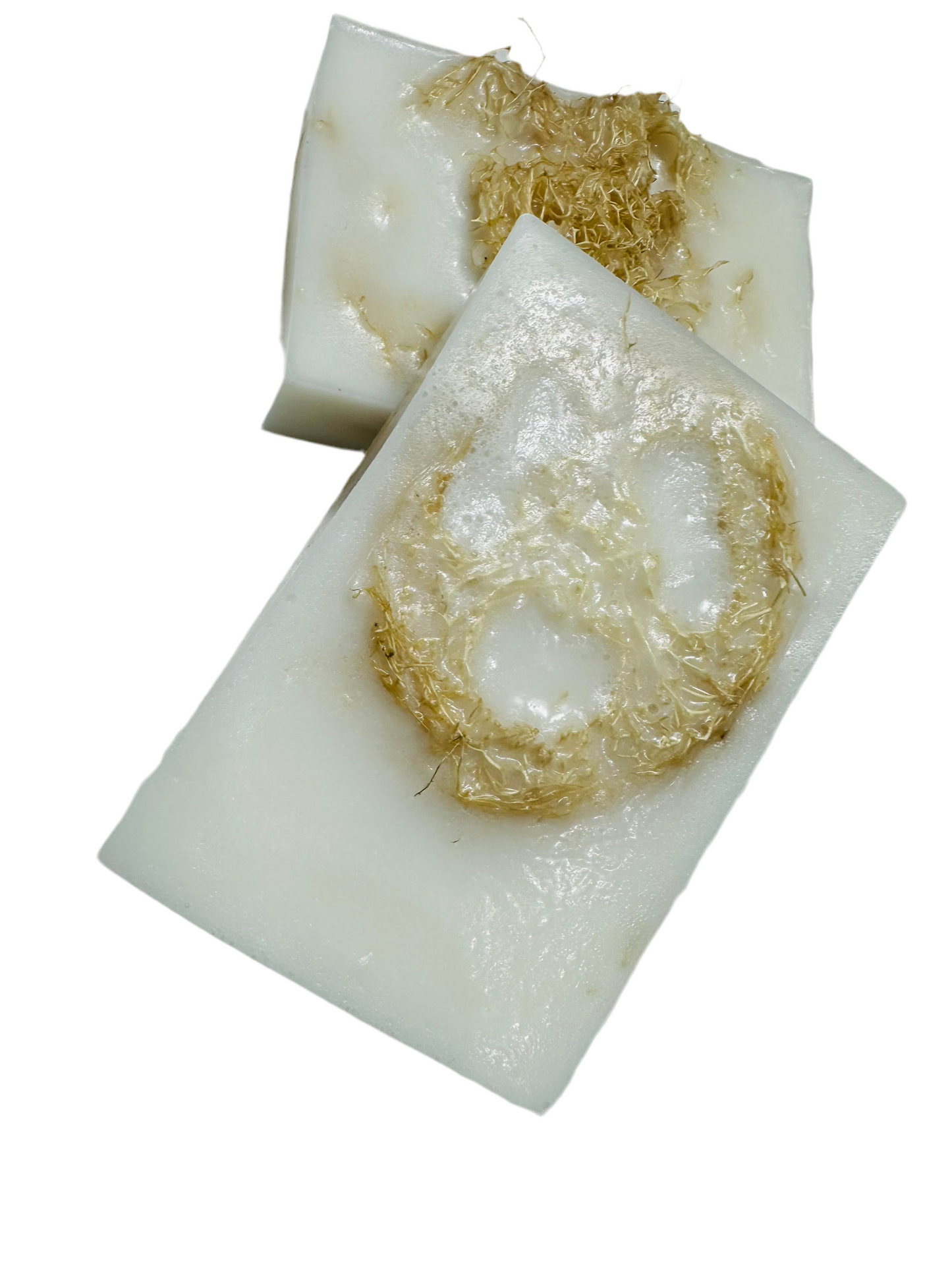 Scented Goat Milk Handcrafted Soap Bar with Loofah Scrub