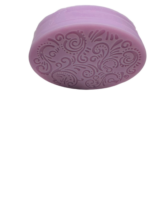 Oval Shaped Goat Milk and Lavender Scented Handmade Soap Bar