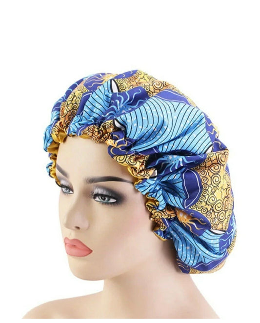 Silk hair bonnet